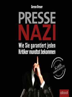 cover image of Pressenazi